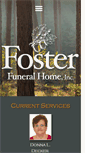Mobile Screenshot of fosterfuneralhome.com